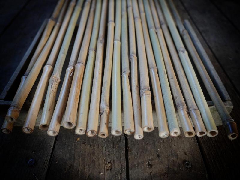 Lebensturm Füllmaterialien Bambus